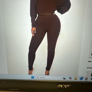 Fashion Nova Black Ankle Pants